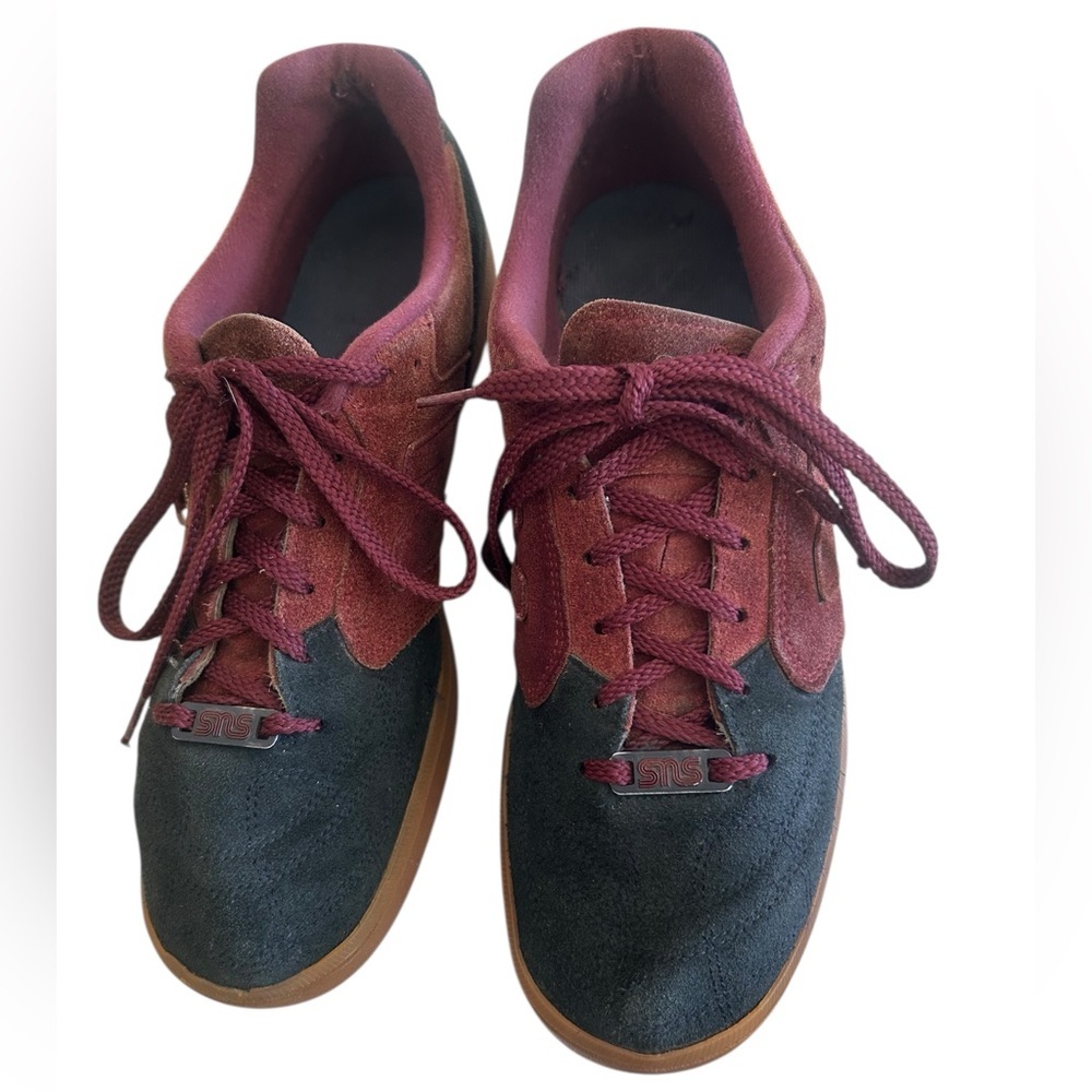 New Balance EPIC TR BLUEBERRY Suede Sneakers Mens Size 11.5 Maroon & Navy - Picture 5 of 16